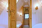 Blick von den Schlafzimmern in den Flur - Finnhütte 05 - Top-Hundeurlaub