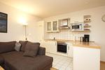 Wohnzimmer mit Blick zur Küche - Wohnung 39 - Top-Hundeurlaub