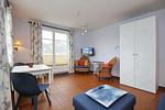 Blick zum Balkon - Wohnung 49 - Top-Hundeurlaub