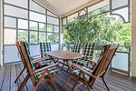 Balkon mit Sitzgruppe - Wohnung 04 - Top-Hundeurlaub