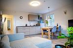 Wohnzimmer - Ferienwohnung 404 - Top-Hundeurlaub