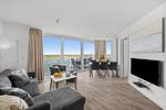 Wohnzimmer - Ferienwohnung "Aussicht" Marina Wendtorf - Top-Hundeurlaub