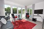 Wohnzimmer - Appartement Sonnenkoje - Top-Hundeurlaub