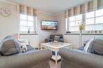 Wohnzimmer - Meeresleuchten - Nicolinenhof - Top-Hundeurlaub