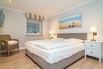 Schlafzimmer - Meeresleuchten - Nicolinenhof - Top-Hundeurlaub