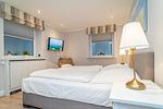 Schlafzimmer - Meeresleuchten - Nicolinenhof - Top-Hundeurlaub