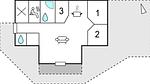 floor-plan - Ferienhaus für 8 Personen (96 m²) in Humble - Top-Hundeurlaub