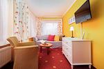 Wohnzimmer - Muschelbank - Top-Hundeurlaub