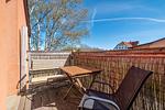Balkon - Muschelbank - Top-Hundeurlaub