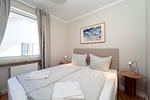 Schlafzimmer - Meerhafen N°2 - direkt am Strand mit eigenem Strandkorb - Top-Hundeurlaub