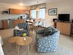 Wohnzimmer - Klassik Ferienwohnung mit 1 Schlafzimmer und Terrasse im Erdgeschoss (178) - Top-Hundeurlaub