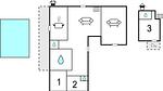 floor-plan - Ferienhaus für 6 Personen (180 m²) in Roujan - Top-Hundeurlaub