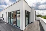 Dachterrasse mit Zugang zum Wohnbereich - Aparthotel Ostseeallee 2-18 - Top-Hundeurlaub