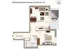 Grundriss (Angaben ohne Gewähr) - Aparthotel Ostseeallee 3-25 - Top-Hundeurlaub