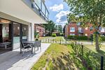Terrasse mit Zugang zum Wohn-/Essbereich - Aparthotel Ostseeallee 4-29 - Top-Hundeurlaub