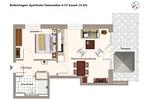 Grundriss (Angaben ohne Gewähr) - Aparthotel Ostseeallee 4-29 - Top-Hundeurlaub