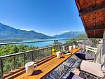 Balkon mit wunderschönem Berg- und Seeblick zum Erholen und Genießen - Lorenzo Panorama - Top-Hundeurlaub