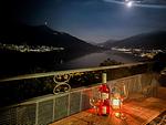 Comer See in seiner wunderschönen Abendbeleuchtung - Lorenzo Panorama - Top-Hundeurlaub