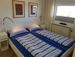 Schlafzimmer mit Doppelbett - Ferienwohnung App. 27 (Jensen & Schmeck) - Top-Hundeurlaub