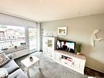 Wohnzimmer mit Ausgang zum Balkon - Haus Nordland App. 29 (Stelter) - Top-Hundeurlaub