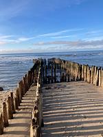 Holzbuhnen am Strand von Westerland - Haus Nordland App. 29 (Stelter) - Top-Hundeurlaub