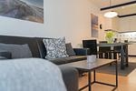 Wohnzimmer - Alte Schmiede Whg. 4 - Top-Hundeurlaub