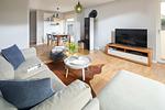 Wohnzimmer - Mühlenloft - Top-Hundeurlaub
