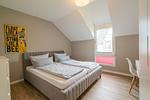 Schlafzimmer 1.OG - Mühlenloft - Top-Hundeurlaub