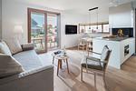 Wohnzimmer - Dünenblick - Top-Hundeurlaub