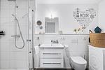Badezimmer - Ferienwohnung HafenloungeOlpenitz - Top-Hundeurlaub