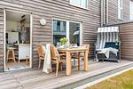 Terrasse - Ferienwohnung HafenloungeOlpenitz - Top-Hundeurlaub