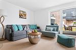 Wohnzimmer - Ferienwohnung HafenloungeOlpenitz - Top-Hundeurlaub