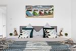 Wohnzimmer - Ferienwohnung HafenloungeOlpenitz - Top-Hundeurlaub
