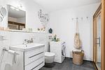 Badezimmer - Ferienwohnung HafenloungeOlpenitz - Top-Hundeurlaub