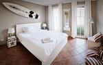 Schlafzimmer - Ferienwohnung Strandkorb im AnnaHus - Top-Hundeurlaub