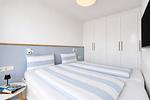 Schlafzimmer - Nordseeblick Whg. 49 - Top-Hundeurlaub