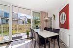 Essbereich mit Blick zur Terrasse - Dünenvilla 10 Wohnung 02 - Top-Hundeurlaub