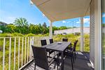 Terrasse mit Blick in die Dünen - Dünenvilla 10 Wohnung 02 - Top-Hundeurlaub
