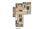 Grundriss, 2D Plan - Bergidyll 6 by Alpenidyll Apartments - Top-Hundeurlaub