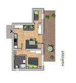 Grundriss 2D Plan - Soldanella 8 by Alpenidyll Apartments - Top-Hundeurlaub