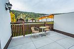 Terrasse mit Aussicht Schisprungschanze - Bergidyll 5 by Alpenidyll Apartments - Top-Hundeurlaub