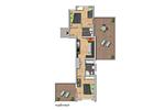 Grundriss, 2D Plan - Bergidyll 5 by Alpenidyll Apartments - Top-Hundeurlaub