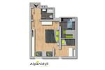 Grundriss 2D Plan - City Life 4 by Alpenidyll Apartments - Top-Hundeurlaub