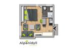 Grundriss 2D Plan - City Life 6 by Alpenidyll Apartments - Top-Hundeurlaub