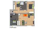 Grundriss 2D Plan - Huberhof 1 by Alpenidyll Apartments - Top-Hundeurlaub