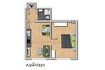 Grundriss 2D Plan - Huberhof 2 by Alpenidyll Apartments - Top-Hundeurlaub