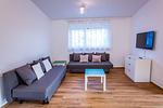 Schlafsofa, Fernseher - City Dream 1 by Alpenidyll Apartments - Top-Hundeurlaub