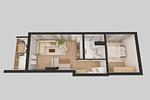 Grundriss 2D - Apart  15 by Alpenidyll Apartments - Top-Hundeurlaub