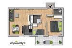 Grundriss 2D Plan - Huberhof 10 by Alpenidyll Apartments - Top-Hundeurlaub
