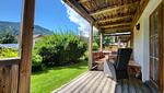 Terrasse mit Sitzgelegenheit - Stodertraum 4 "Margerite" by Alpenidyll Apartments - Top-Hundeurlaub